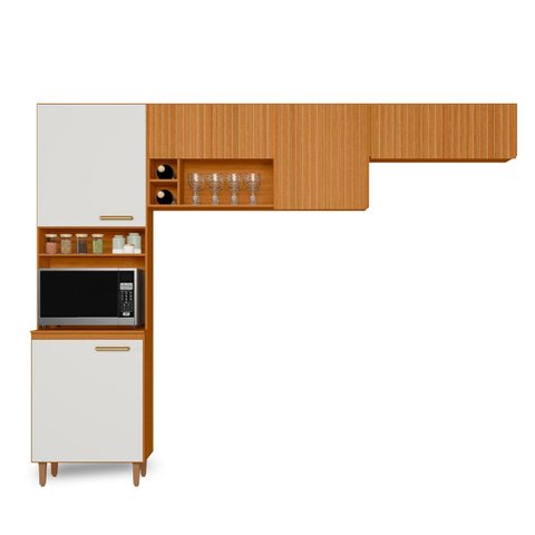 Armário de Cozinha Compacta Sicília 7 Portas