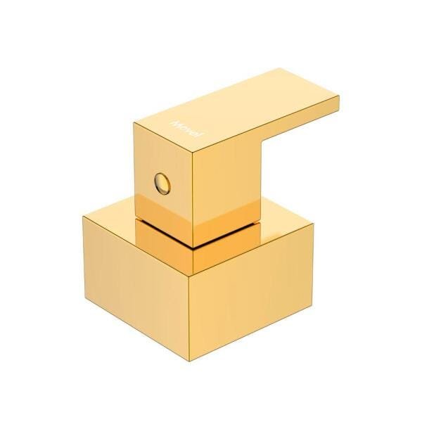 Acabamento Registro Quadrado Cubo Base Fabrimar Dourado - 2