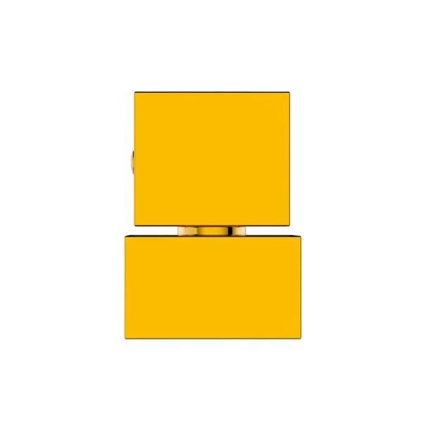 Acabamento Registro Quadrado Lux Base Deca Dourado Gold - 3