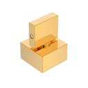 Ver imagem 2 de Acabamento Registro Quadrado Lux Base Deca Dourado Gold