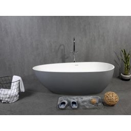 Banheira de Imersão Concreto Doha 1700 Cinza - 4 Banheira de Imersão Concreto Doha 1700 Cinza - 4