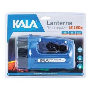 Lanterna Kala 15 Leds Recarregável Bivolt 127/220 V Pratica