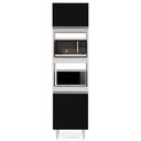 Ver imagem 5 de Paneleiro Cozinha Torre Quente 56cm Colorado Branco/preto - Lumil Móveis