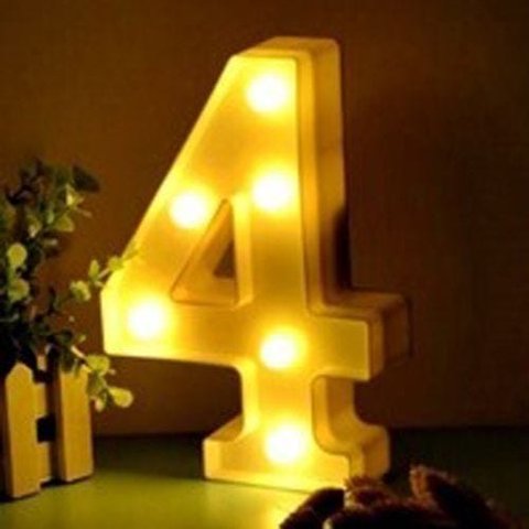Luminária Led Número 4