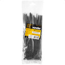 Ver imagem 2 de Abraçadeira Nylon Parafusos 220 X 4,3 Mm Preta com 100 Peças Vonder