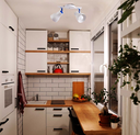 Ver imagem 3 de Spot Sobrepor Trilho Direcionável Octa Plus Branco c/ Azul 02 Lâmpadas E27 Bivolt Design Moderno Qua