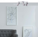 Ver imagem 3 de Spot Sobrepor Trilho Direcionável Octa Plus Branco c/ Cinza 03 Lâmpadas E27 Bivolt Design Moderno Qu