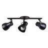 Spot Sobrepor Trilho Direcionável Octa Plus Preto 03 Lâmpadas E27 Bivolt Design Moderno Quarto/Sala - 1