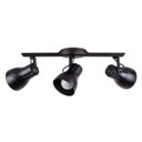 Ver imagem 1 de Spot Sobrepor Trilho Direcionável Octa Plus Preto 03 Lâmpadas E27 Bivolt Design Moderno Quarto/Sala