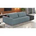 Ver imagem 6 de Sofá Ilha 2 Lugares Living 252cm Modulado Lary Bouclê Pu Pto K01 Cor Azul