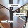 Prateleira Estante Moderna Estilo Industrial Ciment 200x40x100 Cor mdf Preto - 2