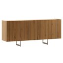 Ver imagem 1 de Buffet Aparador 180cm 4 Portas Lyon N02 Cinamomo/Champanhe - Mpozenato