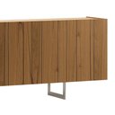 Ver imagem 7 de Buffet Aparador 180cm 4 Portas Lyon N02 Cinamomo/Champanhe - Mpozenato