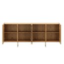 Ver imagem 5 de Buffet Aparador 180cm 4 Portas Lyon N02 Cinamomo/Champanhe - Mpozenato