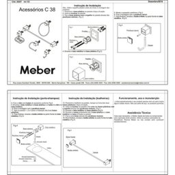 Saboneteira de Parede com Vidro Block C38 CV Meber - 4