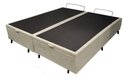 Ver imagem 2 de Base Box Baú Queen 158x198x42 Suede Bege Pistão a Gás