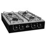 Fogão Cooktop à Gás Tipo Asiático Jr 4 Bocas Preto Clarice - 1
