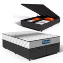Ver imagem 1 de Cama Box Baú com Colchão de Molas Ensacadas Double Face Essence Probel Queen 158cm