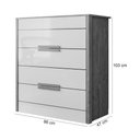 Ver imagem 2 de Cômoda Dhara Freijó Off White Moval