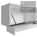 Ver imagem 7 de Rack para Tv até 80 Polegadas 218 Cm 2 Portas Branco/cinza Agata Madesa