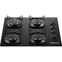 Ver imagem 2 de Cooktop a Gás Continental 4 Bocas, Mesa de Vidro, Acendimento Automático - Kc4gr