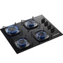 Ver imagem 1 de Cooktop a Gás Continental 4 Bocas, Mesa de Vidro, Acendimento Automático - Kc4gr