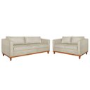Ver imagem 2 de Kit Sofá 2 e 3 Lugares 180cm Europa Bouclé - Adj Decor