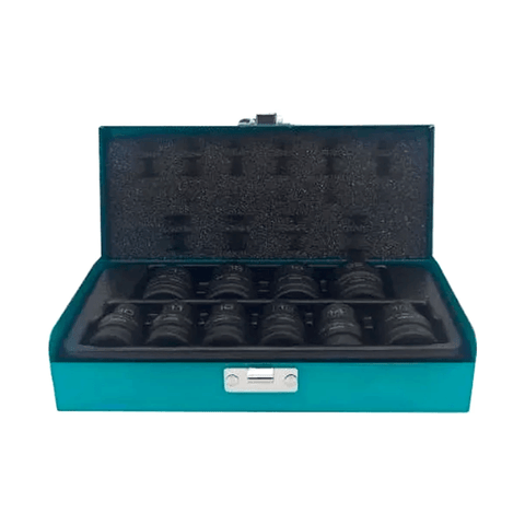 Jogo Soquete Impacto Encaixe 1/2" - - 10 a 22mm (10peçass) - Stels
