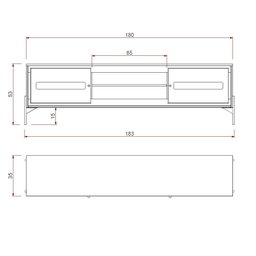 Rack Sala Tv até 75 Polegadas Paraty 180 Cm Laminado Madeira Pés Metal Palhinha Amêndoa - 4 Rack Sala Tv até 75 Polegadas Paraty 180 Cm Laminado Madeira Pés Metal Palhinha Amêndoa - 4