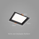 Ver imagem 2 de Painel Led 18w Embutir recuado DLD018QB 3000k Bella St2171