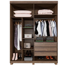 Ver imagem 3 de Guarda Roupa Mônaco 100%mdf 2 Portas Imbuia - Benetil