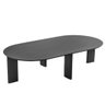 Mesa de Centro Chanfrada Pe Madeira Nero Preto 28017 Artesano Nero Preto - 6