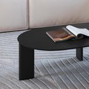 Ver imagem 2 de Mesa de Centro Chanfrada Pe Madeira Nero Preto 28017 Artesano Nero Preto