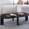 Mesa de Centro Chanfrada Pe Madeira Nero Preto 28017 Artesano Nero Preto - 1