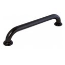 Ver imagem 4 de Barra de Apoio Alça 50cm Inox Preto Kit 2 Unidades Cadeirante Idoso Deficiente Acessibilidade Box