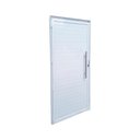 Ver imagem 3 de Porta Pivotante Alumínio Branco com Puxador 210x100 Lado Esquerdo