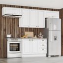 Ver imagem 2 de Cozinha Completa Americana 4 Peças Branco - Móveis Henn