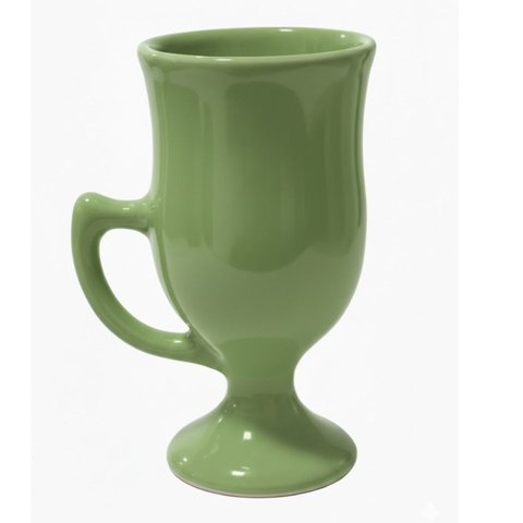 Caneca de Cappuccino Gourmet – Elegância em Cerâmica 160ml:verde