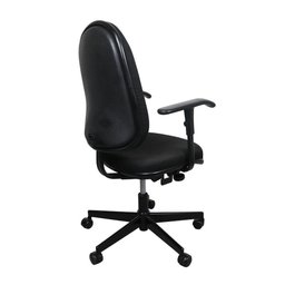 Cadeira Escritório Giroflex Polytrop Presidente Usada Cor:preto - 3