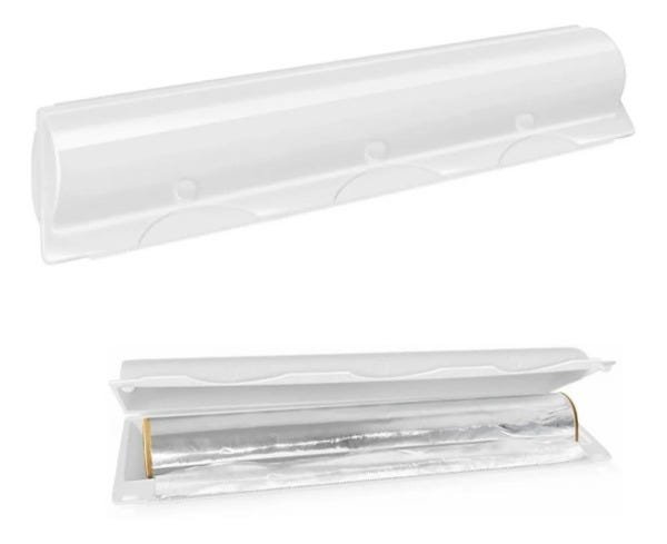 Kit 2 Porta Rolo Para Papel Alumínio Manteiga Corta Fácil - 1