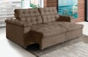 Ver imagem 1 de Sofá New Austrália 290cm Retratil Reclinavel Suede Castor – WS.