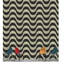 Ver imagem 2 de Papel De Parede Chevron Bege Preto Efeito Textura