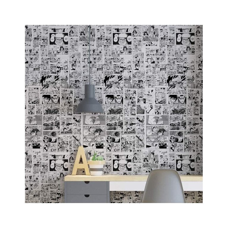 Papel De Parede Anime Naruto Adesivo Auto Colante Para Quarto Sala