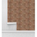 Ver imagem 1 de Papel De Parede Preto Vermelho Cinza Estilo Azulejo Para Cozinha