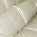 Ver imagem 6 de Sofá Decorativo Piece Bipartido Retrátil Sala de Estar 250cm Couro Tiza G58 - Gran Belo