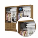 Ver imagem 6 de Closet Casal Duplo Sevilha 4 Portas Premium 12 Gavetas Carioca Móveis