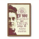 Ver imagem 1 de Quadro Decorativo | Santa Teresinha do Menino Jesus - Frase (A4)