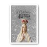 Quadro Decorativo | Nossa Senhora de Fátima - Frase (A4) - 1