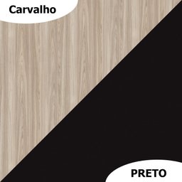 Mesa de Escritório 1.40x60 Tampo 30mm Carvalho Netmobil - 6