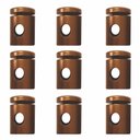 Ver imagem 1 de Kit-9 Desviador de Cabo Para Lustres e Pendentes e Luminária MD-6005/9 - Cobre